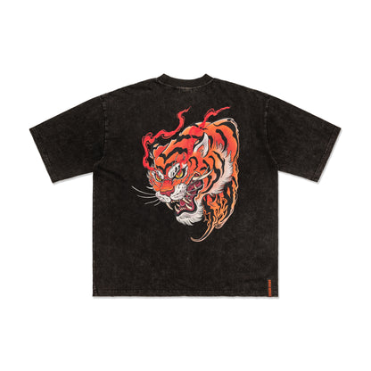 Camiseta de gran tamaño con tigre